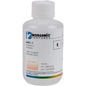 1,000 ppm K in HNO3 Acid [30-AAK1] LARGE