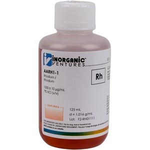 1,000 ppm Rh in HCl [30-AARH1] LARGE