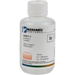 1,000 ppm Sc in HNO3 Acid [30-AASC1] LARGE