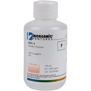 1000 ppm Fluoride in Water for IC [37-ICF1] LARGE