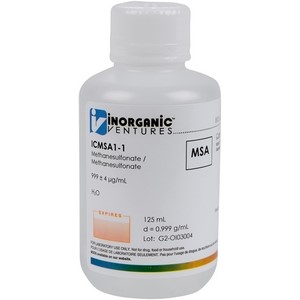 1000 ppm Methane Sulfonate in Water for IC [37-ICMSA1] LARGE