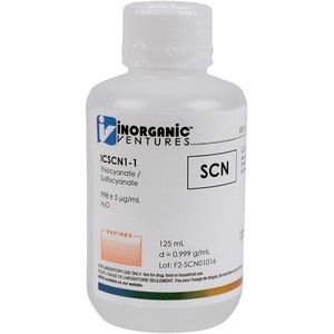 1000 ppm Thiocyanate in Water for IC [37-ICSCN1] LARGE
