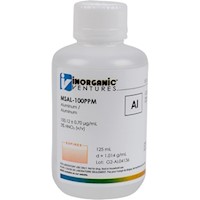 100 µg/mL Aluminum in dilute Nitric Acid [30-MSAL-100PPM] MAIN