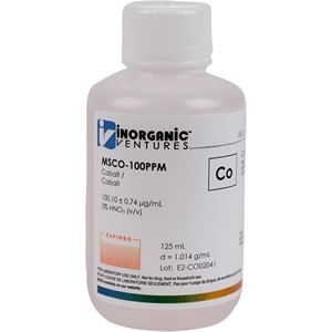 100 µg/mL Cobalt in dilute Nitric Acid [30-MSCO-100PPM] LARGE