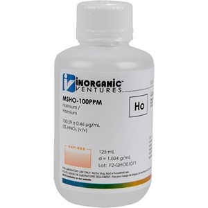 100 µg/mL Holmium in dilute Nitric Acid [30-MSHO-100PPM] LARGE