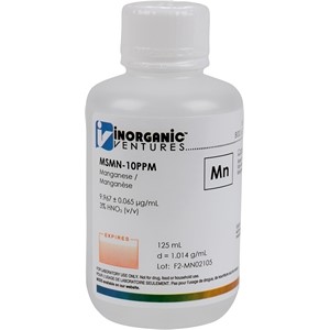 10 µg/mL Manganese in dilute Nitric Acid [30-MSMN-10PPM] LARGE