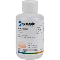 100 µg/mL Antimony in Nitric Acid (tr. Tartaric) [30-MSSB-100PPM] MAIN