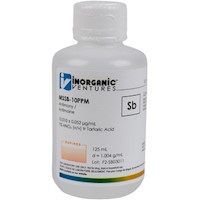 10 µg/mL Antimony in Nitric Acid (tr. Tartaric) [30-MSSB-10PPM] MAIN