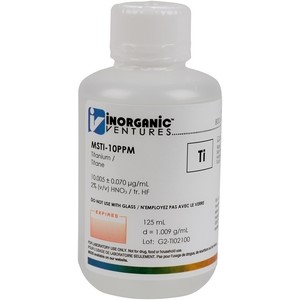 10 µg/mL Titanium in dilute Nitric Acid (tr. HF) [30-MSTI-10PPM] LARGE