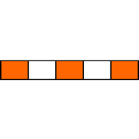 Three Stop, Santoprene, 0.89mm, Orange-Orange-Orange 12/pk [21-1614] MAIN