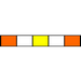 Three Stop, Solva, 0.51mm, Orange-Yellow-Orange FLARED 12/pk [21-1410F] THUMBNAIL