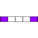 Three Stop, PVC, 2.79mm, Purple-White-Purple 12/pk [21-1129] THUMBNAIL