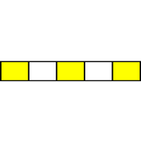 Three Stop, PVC, 1.42mmYellow-Yellow-Yellow 12/pk [21-1121] MAIN