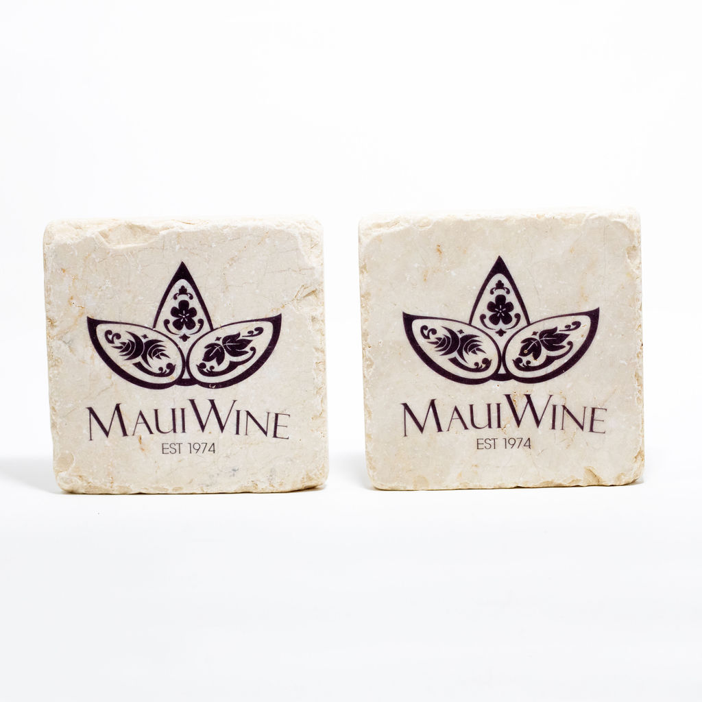 MauiWine Stone Coaster Set THUMBNAIL