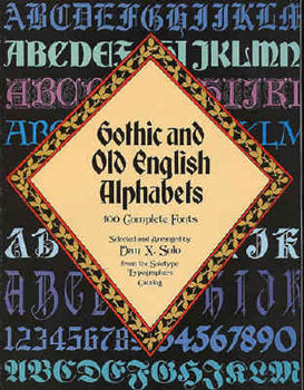 100 Gothic and Old English Alphabets Complete Fonts MAIN