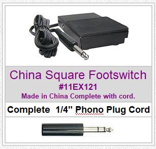 11EX121, China Square Footswitch MAIN