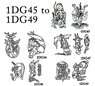 1DG45-49 DG-3 Flash SWATCH