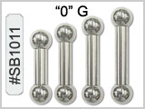 SB1011, 0 Gauge Barbell Atlantic THUMBNAIL