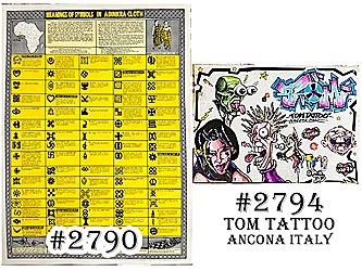 Art Poster Adrinka Flash Sheet Var#2 THUMBNAIL
