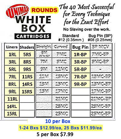 White Box ROUNDS Cartridges MAIN
