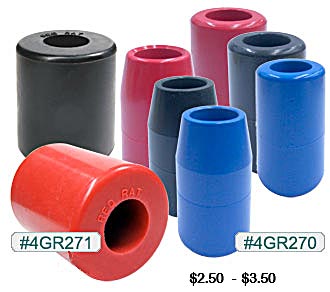 4GR271 RED Rat Rubber Grips MAIN
