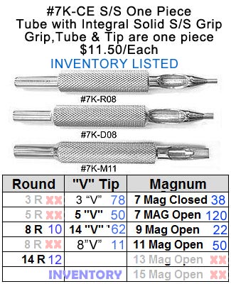 7K CE Quality One Piece Tube Integrated Grip MAIN