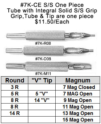 7K CE Economy One Piece Tube with Integral Grip MAIN