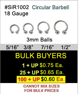 SiR1002, 18G Circular Barbell MAIN