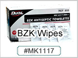 MK1117 BZK Antiseptic Towelettes THUMBNAIL