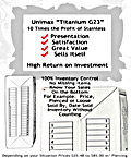 Sterile Titanium G23 Body Piercing Jewelry Order page SWATCH
