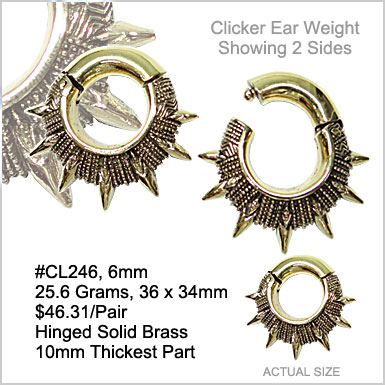 Clicker Ear Weights CL246 MAIN