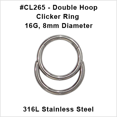 CL265 16G Double Hoop Clicker MAIN