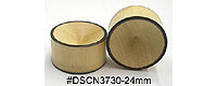 24mm DSCN3730 Wood Plug Pairs THUMBNAIL