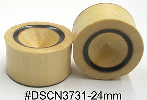 24mm DSCN3731 Wood Plug Pairs MAIN