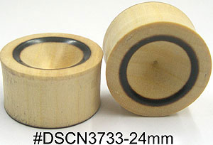 24mm DSCN3733 Wood Plug Pairs MAIN