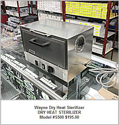 Wayne dry heat deals sterilizer s-500