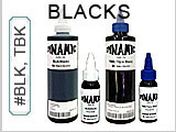 Dynamic Tattoo Ink Black White Triple Black BLK TBK WD1