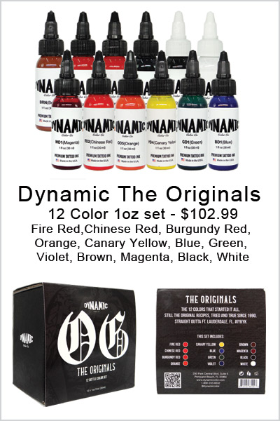 Dynamic Originals 12 Color 1oz Set MAIN