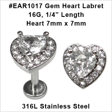 EAR1017 Gem Heart Labret MAIN