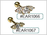 EAR1066 Marquise Effect Ear Studs THUMBNAIL