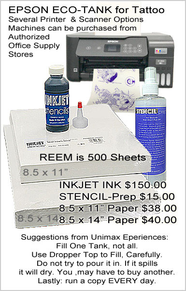 InkJet Stencil Ink and Paper Eco Tank MAIN