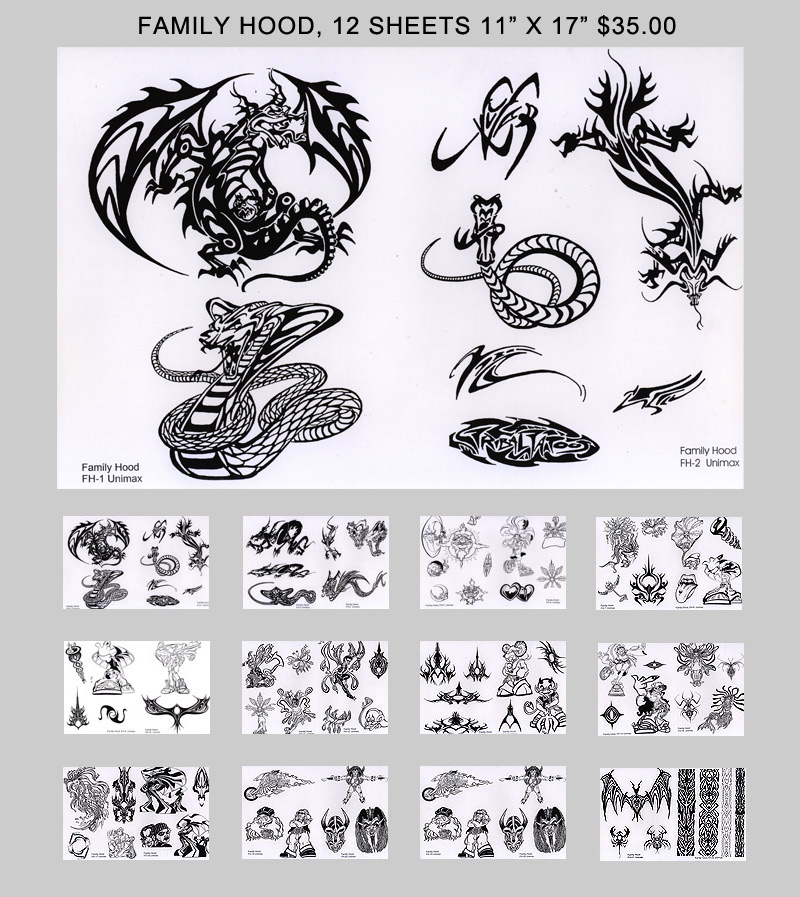 Family Hood 12 Sheet Flash Set MAIN