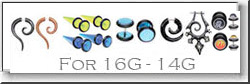 Ear - For Small 14G, 16G Piercings