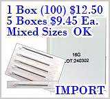 Box Import Piercing Needles THUMBNAIL