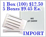 ストレート Piercing / Piercing Needles – Unimax Supply Co Online Store