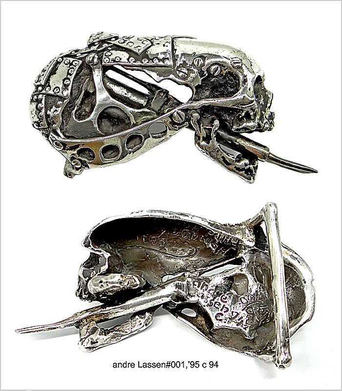 Skull Tattoo Machine Belt Buckle HR GIGER MAIN