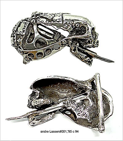 Skull Tattoo Machine Belt Buckle HR GIGER MAIN