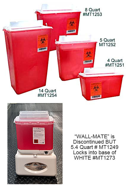 MT1250 Red Sharps Containers MAIN