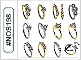 NOS198 Hand Bendable Nose Rings THUMBNAIL