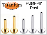 Push Pin Posts Titanium ASTM F136 THUMBNAIL
